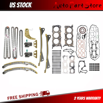Head Gasket Bolt Set Timing Chain Fit Sorento/Sedona Hyundai Kia 3.3L V6 12-17