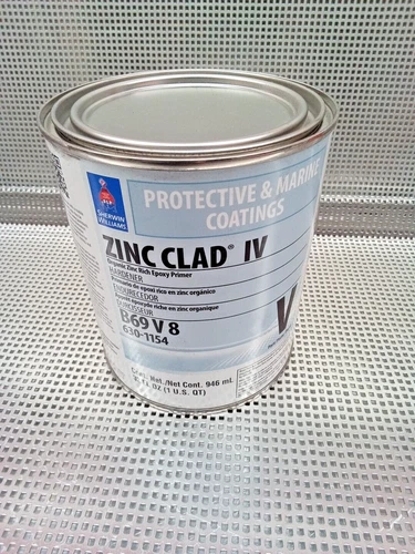 1qt Sherwin Williams B69 V 8, 630-1154 Zinc Clad Epoxy Primer Hardner c214-bb