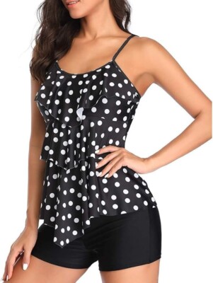 NEU DAMEN BIKINI SET PUSH UP HIGH WAIST RETRO  Zwei Teilig Bademode 1625KBD 4XL