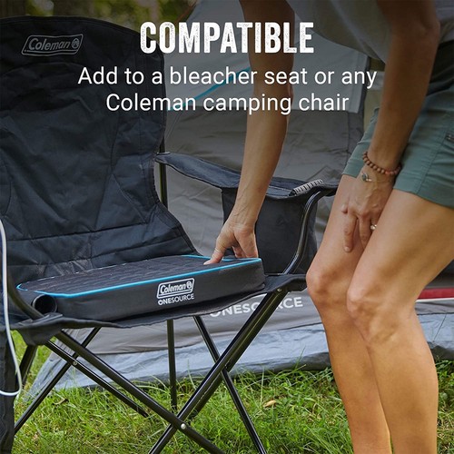Coleman OneSource Outdoor Heated Camping Chair Pad w/Rechargable