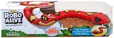 Robo Alive Slithering Snake Robotic Pet Figure Red with Yellow Spots