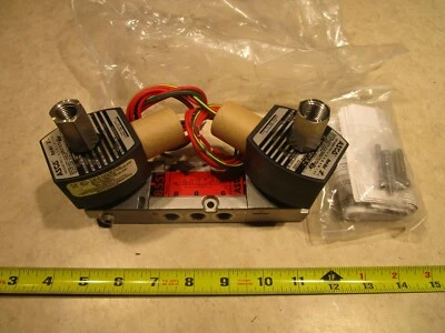 ASCO RED HAT ASCO EV8551G422- 120/60, 110/50, DIRECT MOUNT INLINE SPOOL VALVE 1/4”NPT, D0461