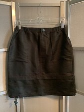 New URBAN OUTFITTERS black light weight zip off hem skirt pockets women s sz S