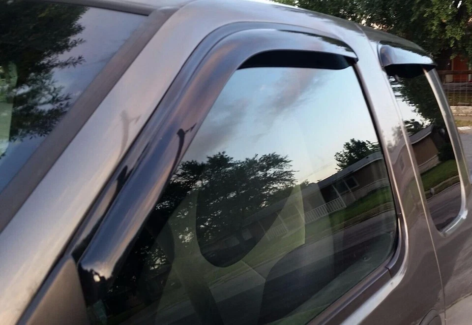 Protectores de lluvia con cinta AVS viseras de ventilación pantalla para Ford F150 1997-2003 cabina extendida Foto 2 de 4