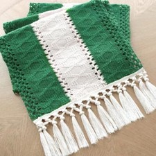 Corredor de mesa de Navidad 72 pulgadas de largo corredor de mesa para granja 12x72" verde