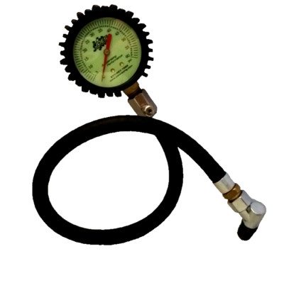 Joes Racing 32307 Manometro Pneumatici 0-60 PSI - Fluorescente Al Buio Con Tubo 17'' E Mandrino Angolare