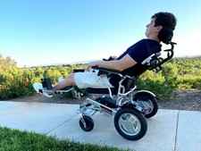 2022 NEW RANGER RECLINABLE Lightweight Foldable PREMIUM Motorized Wheelchair