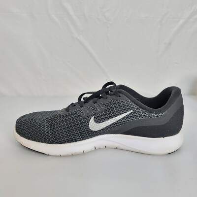 Nike Mens Flex Trainer 7 Running Shoes Black/Silver 898781 Nike Mens Flex Trainer 7 Running Shoes Black/Silver 898781