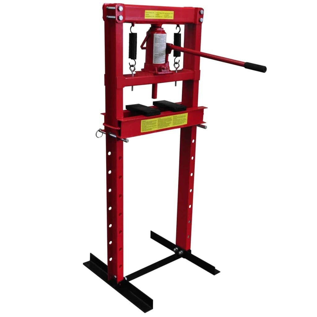 NNEVL 12-ton Hydraulic Floor Shop Press Heavy Duty