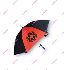 DISNEY STAR WARS LIGHTSABER LIGHT UP UMBRELLA GALACTIC EMPIRE INSIGNIA