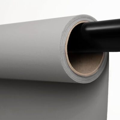 Seamless Paper Backdrop for Photography Light Gray Photo Backdrop Paper 