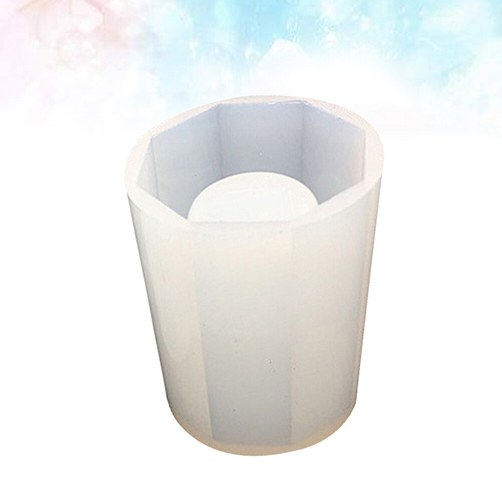 Silicone Flower Pot Candle Mold for Jewelry Storage or Pen Holder