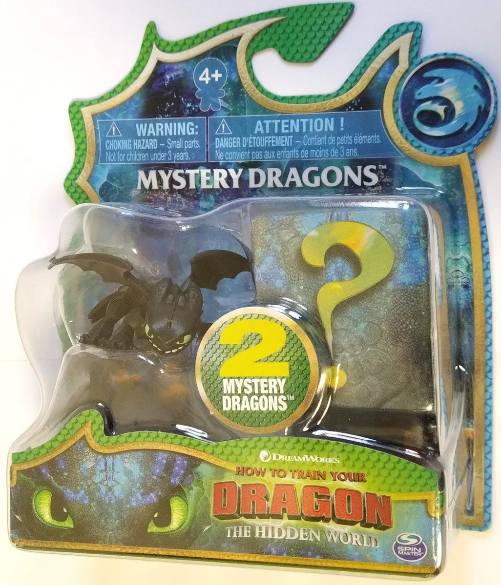 Dragon Trainer 3 Mondo Nascosto Toothless + Mystery Dragon 2-pack