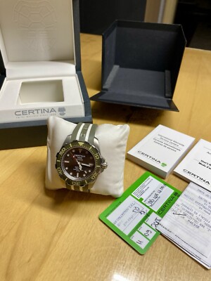 Certina ds action diver Titanium Kautschuk FullSet  Automatik NEU OVP C013407A