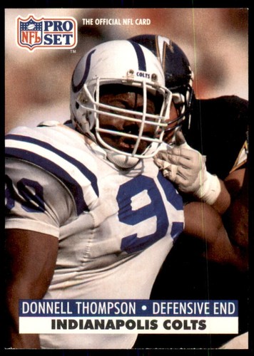 1991 Pro Set Donnell Thompson Indianapolis Colts #531 | eBay