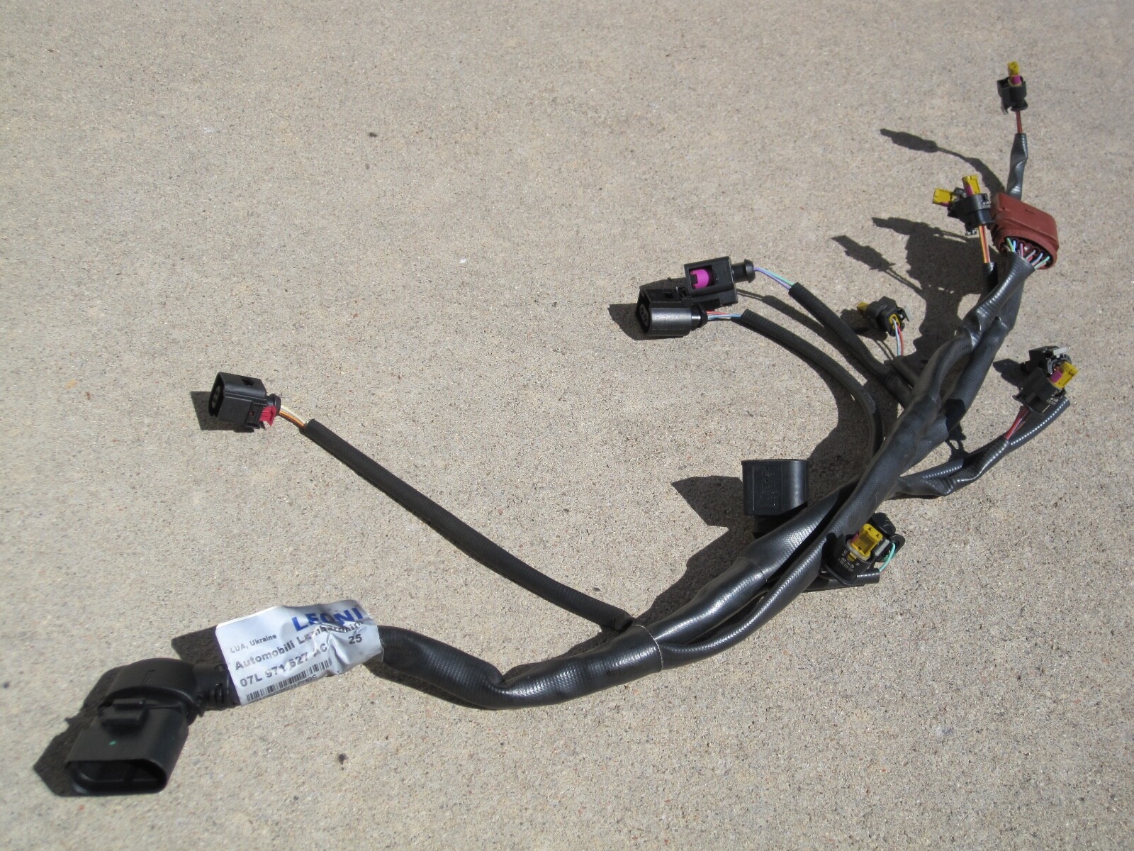 LAMBORGHINI HURACAN 5.2 V10 High Pressure Fuel Injector Left Harness Audi R8 