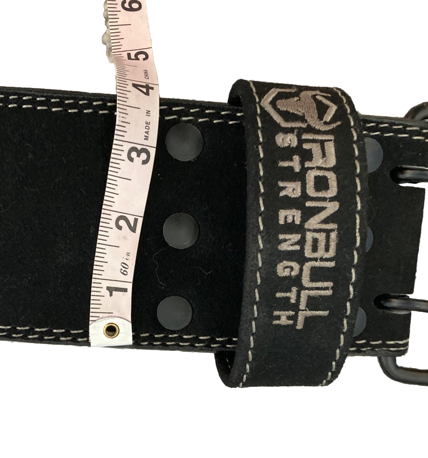 Iron Bull Strength Powerlifting Belt 10mm Double Prong Power Belt