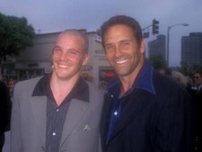 Dylan Bruno and Chris Bruno during 