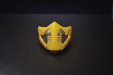 MKX Máscara Tostada (limpia) Disfraz Cosplay Escorpión Mortal Kombat MKX