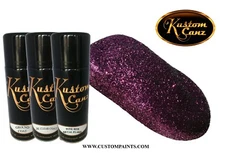 12oz Aerosol Metal Flake Wine Red (004 HEX) - Urethane Base, Automotive Paint 