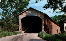 Dunlapsville, Indiana, Covered Bridge, Archibald M. Kennedy, Emmett Postcard Dunlapsville, Indiana, Covered Bridge, Archibald M. Kennedy, Emmett Postcard
