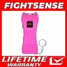 FIGHTSENSE Rechargeable Stun Gun 10 Mil Volts With Led Light Extremely Powerful