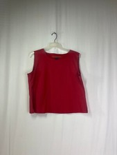 Devine Denim NY Women's Red Studded Jacket With Matching Top - Size 18W