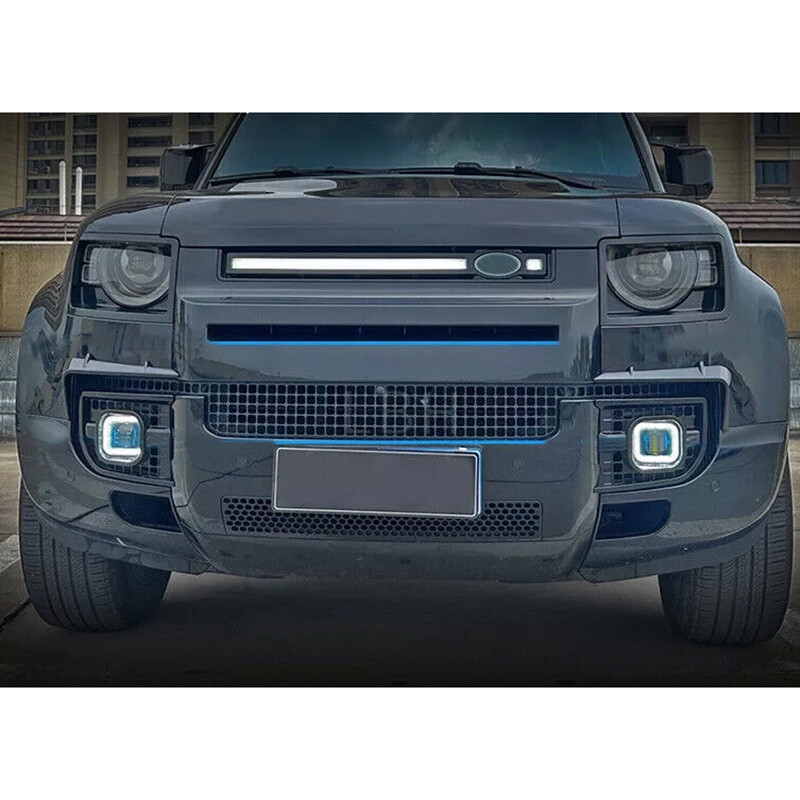 Land Roverディフェンダー　 フロントリップスポイラー Amazon.com: Front Bumper Spoiler Lip Chin Kit Fits for Land