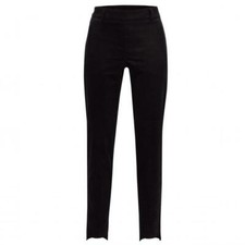 NWT Golfino EUPHORBIA SOFT CORD TROUSERS 7/8 SLIM 3366126 890 Black 6 or 8