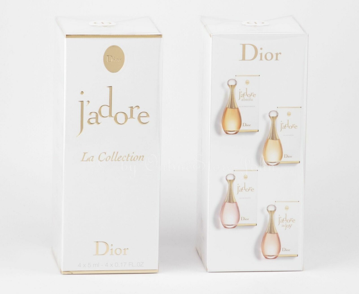 Dior Jadore LA COLLECTION Miniature Perfume Set 4X5ML Sealed