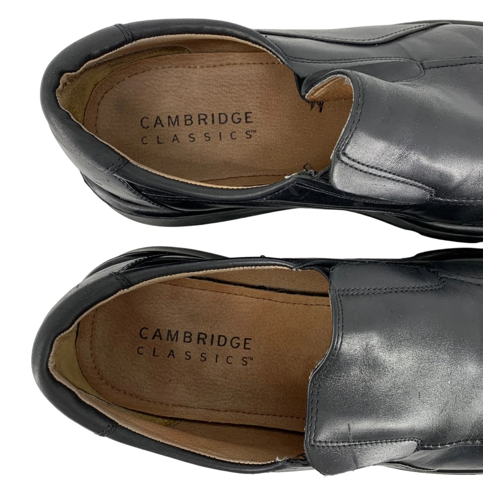 Mocassim masculino Cambridge Classics preto 12 couro bobby 3862 - Imagem 2 de 4