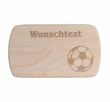 Ahorn Fr&uuml;hst&uuml;cksbrettchen -  Fussball