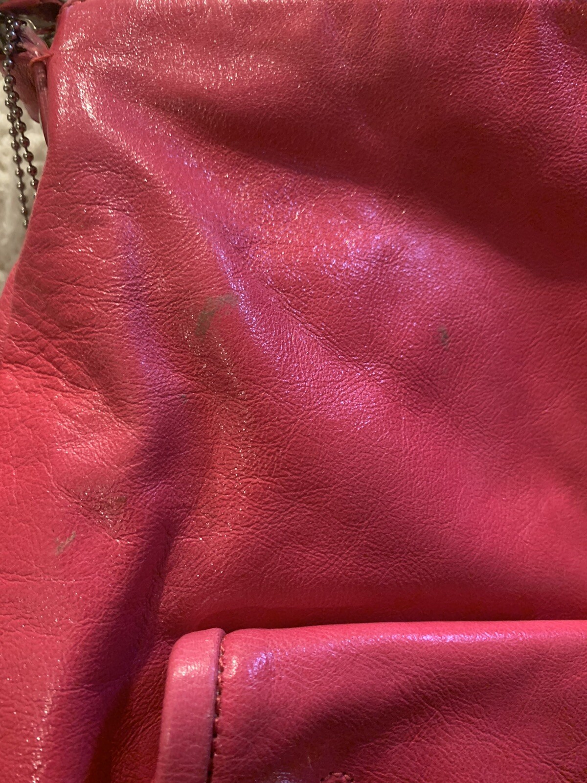 COACH Pink Poppy Hobo Bag W Crossbody Straps Gem