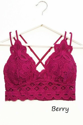 Anemone Women's Sexy Comfortable Lace Wireless Stretch Bra Bralette Top S-XXL - Picture 226 of 252