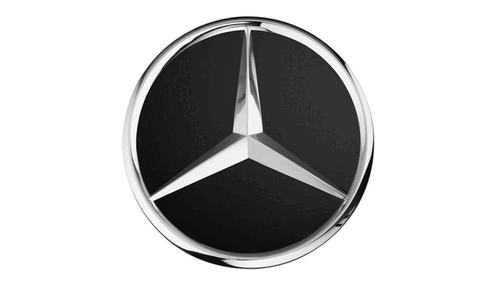Genuine Mercedes-Benz Hub Cap - Raised Star - Matt Black 000-400-27-00-9040