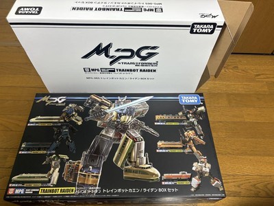 Takara Tomy Transformers Masterpiece Gattai MPG-06S Trainbot Kaen Raiden Box Set
