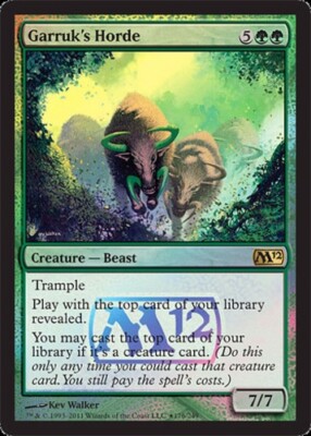 Pre-Release Promos - Garruk's Horde - Foil - Launch Promo
