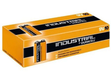 Duracell 9V Batteries - Industrial Alkaline, Full Box of 10