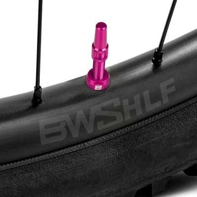 BWSHLF Tubeless Presta Valve Stem 40/44/55/60/65/80/100 mm, Super Light Alloy -