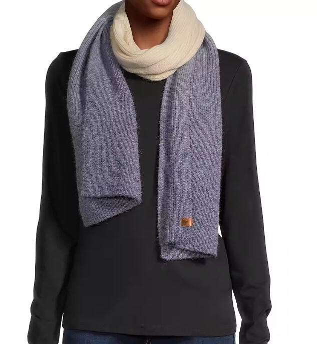 Frye and Co. Dip Dye Wrap Cold Weather Scarf NWT