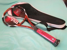 Wilson K Factor K Tour Team FX 102'' Grip 4 3/8 L3 Tennis Racquet With Case