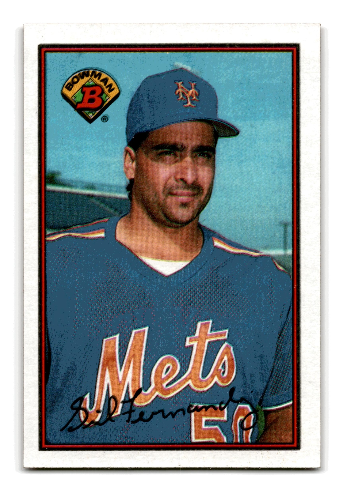 Sid Fernandez 1989 Bowman #377 New York Mets Near Mint NM