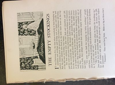m17b7 Ephemera 1920er Kurzgeschichte Die leeren Strümpfe Christine Chaundler 