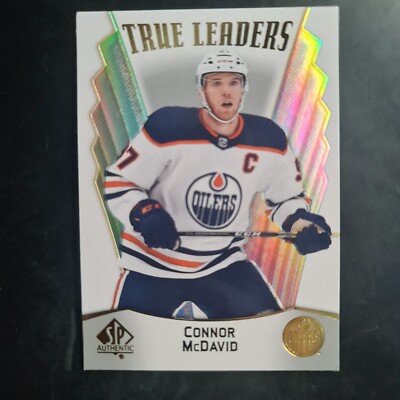 2021-22 SP Authentic True Leaders #TL1 Connor McDavid