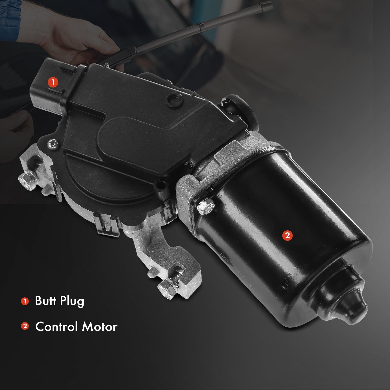 Windshield Wiper Motor Front for Kia Rio Rio5 Magentis Optima Hyundai