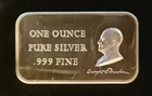 1972 Harry Truman Madison Mint Rare Vtg Bullion-999 Silver 1 Oz Ounce Art Bar