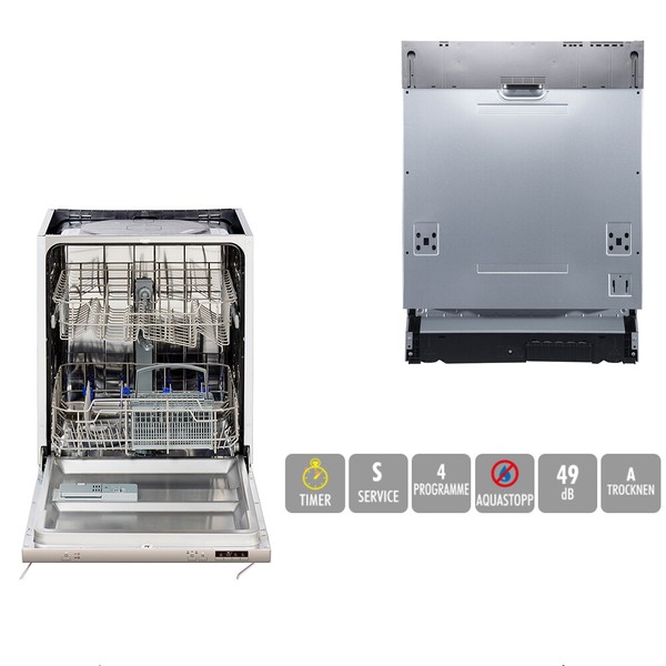 Pkm GeschirrspüLer SpüLmaschine SpüLer Vollintegriert GSP12 Fi 12 Gedecke 60Cm-image