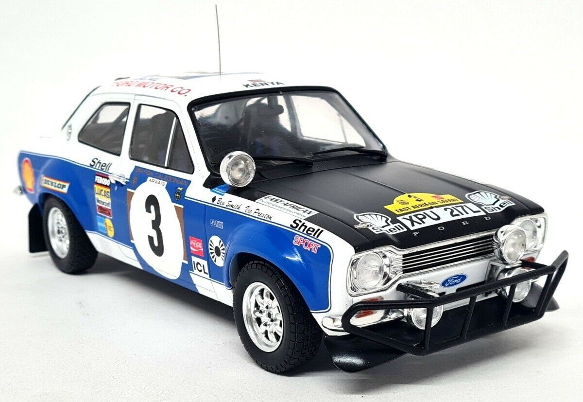 IXO MODELS 1/18 フォード エスコート MK1 RS 1600♯3 iXO 1/18 - Ford Escort Mk1 RS 1600 Safari Rally #3 V