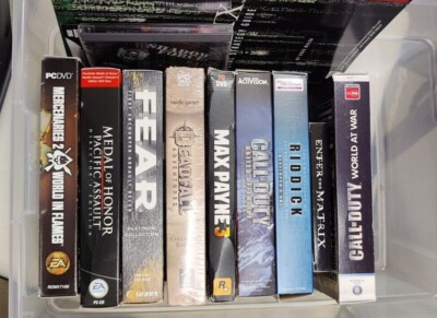 Giant Lot of PC Games for Sale Good Condition