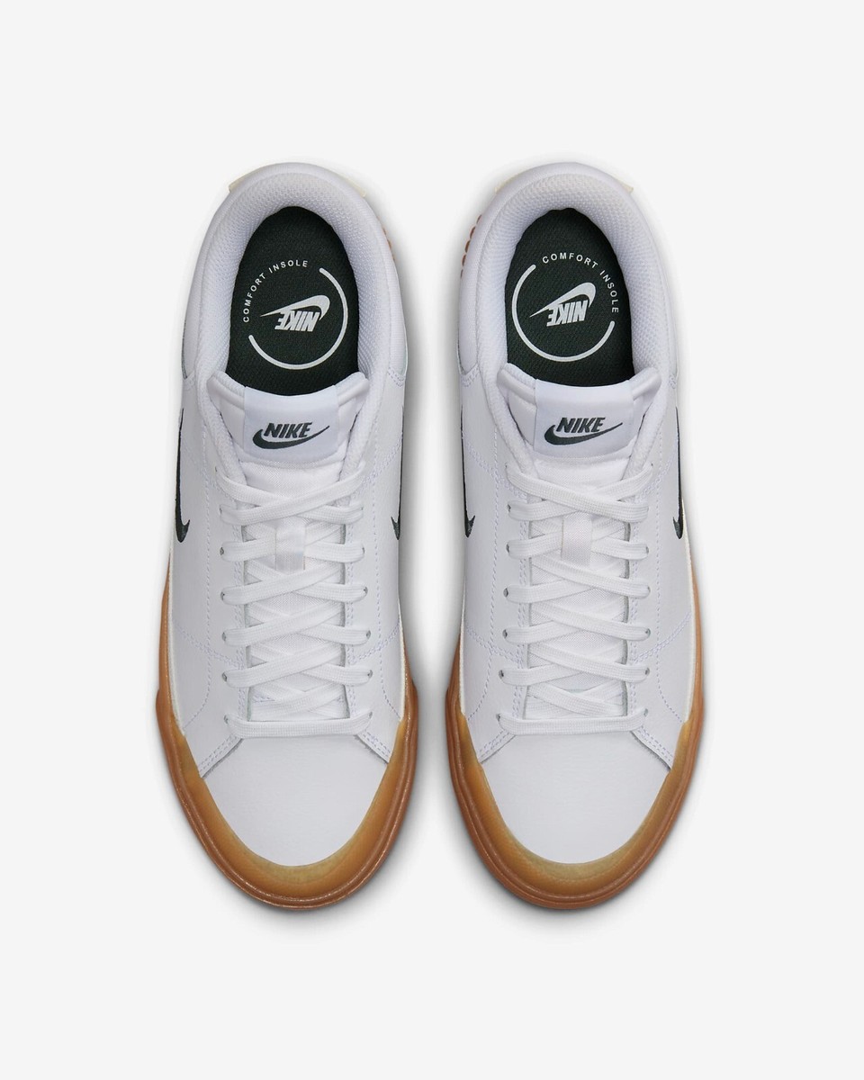 Nike Women's Court Legacy Lift Sneakers White/Gum Yellow